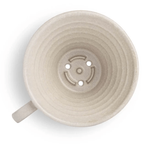 MI 185 Ceramic Wave Dripper (Sand Beige) - Tiny Footprint Coffee