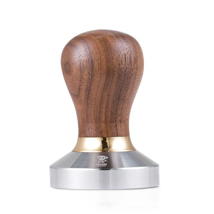 Walnut Espresso Tamper - 58mm, Flat