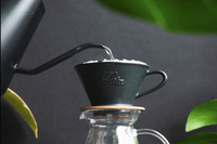 MI 185 Ceramic Wave Dripper (Sand Black) - Tiny Footprint Coffee