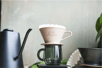 MI 185 Ceramic Wave Dripper (Sand Beige) - Tiny Footprint Coffee