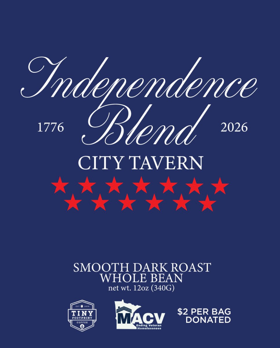 Independence Blend - City Tavern - Tiny Footprint Coffee