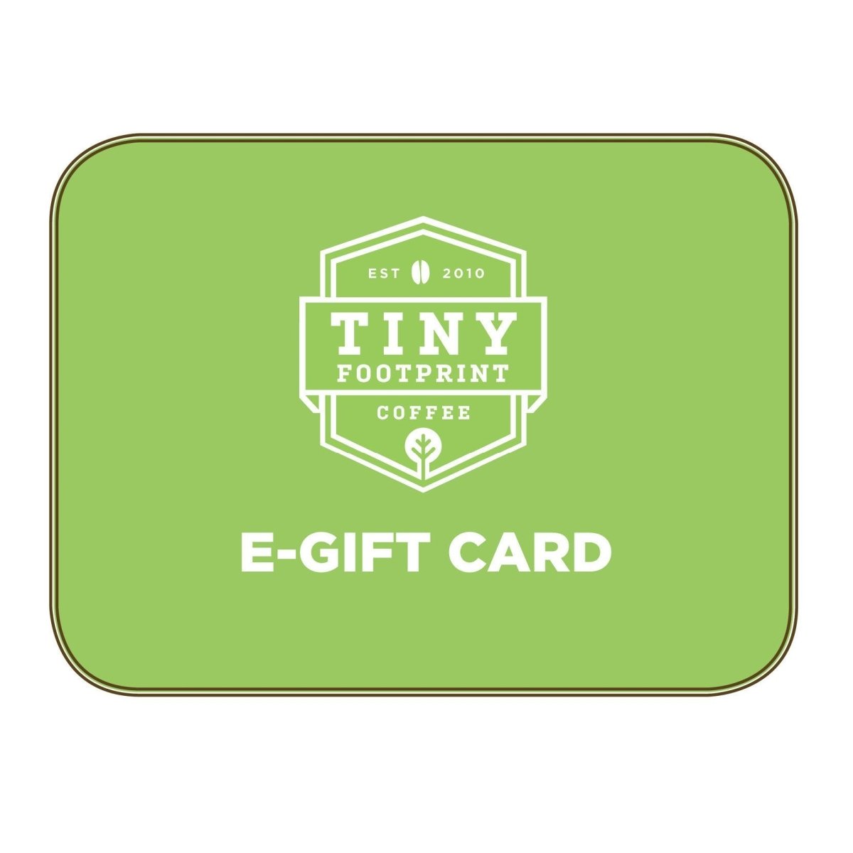 Training Gift Card - Tiny Footprint Coffee